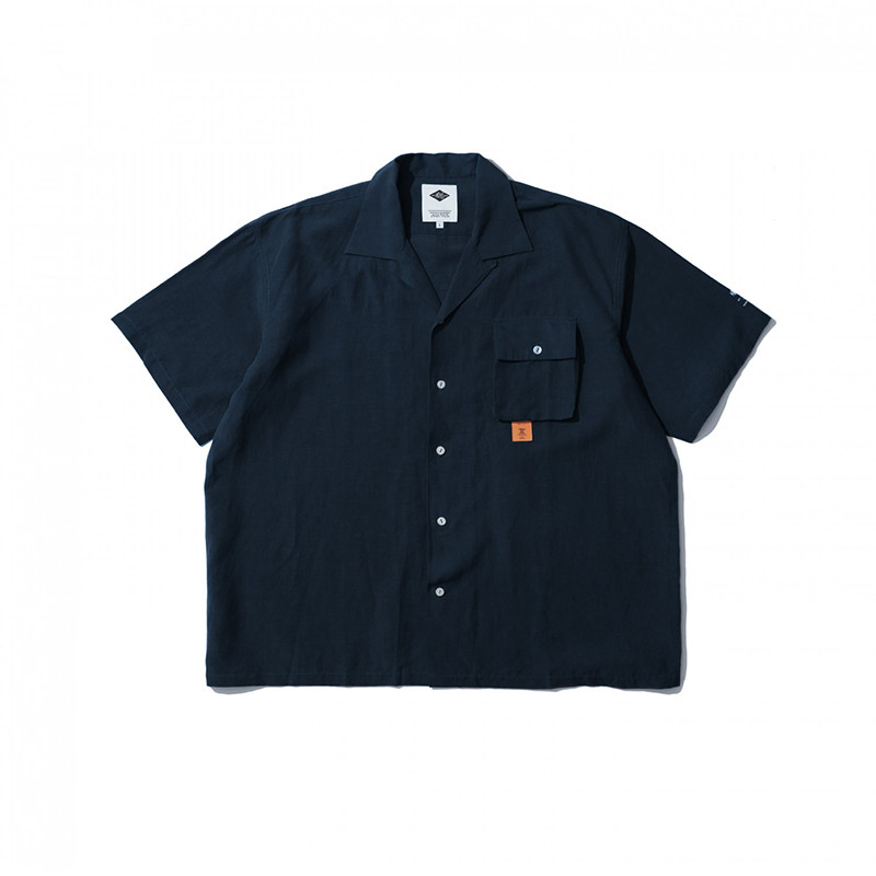 折扣 MADNESS CAMP COLLAR SHIRT 单袋古巴领短袖衬衫余文乐同款