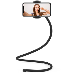 懒人手机支架缠绕挂脖躺着床边上头宿舍桌面看电视神器万能通用