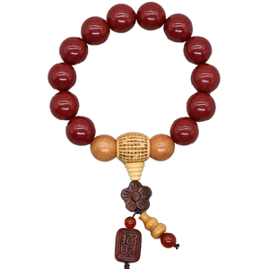 朱砂汽车挂件平安桃木吊饰档位