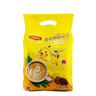 Lipton立顿香浓原味奶茶50小包750克学生餐饮装鸳鸯混合装