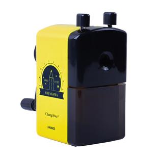 中华手摇大口径卷笔刀大三角铅笔削笔机粗杆粗铅笔削笔器刨笔刀HA0003削笔刀粗孔粗笔速写转笔刀6700铅笔适用