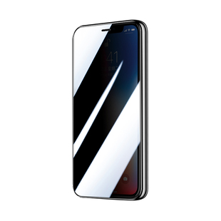 适用苹果X防窥膜防指纹无白边iphoneXS钢化膜防摔保护XsMax手机膜全屏覆盖XR防偷窥膜高清玻璃保护膜防爆蓝光