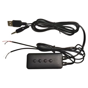 USB5V线控功放板蓝牙5.0双声大功率数字功放板 DIY音响立体声功放