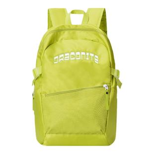 DRACONITE新款高中生书包男大学生美式背包女初中生双肩包潮绿色