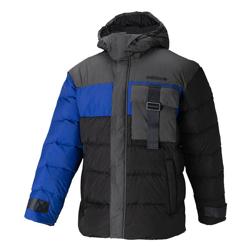Adidas阿迪达斯正品三叶草羽绒服男子2019冬季运动夹克外套GD5612