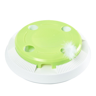 电动打地鼠猫玩具幼猫小猫自嗨解闷神器猫咪自动逗猫棒猫转盘用品