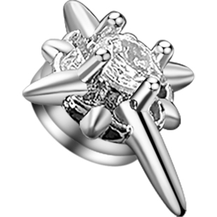 吸铁耳钉男生潮流个性嘻哈风单只耳饰无痛无耳洞十字架星辰耳夹