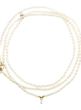 Poppy Finch加拿大品牌Keshi Pearl Toggle珍珠项链 轻奢锁骨链