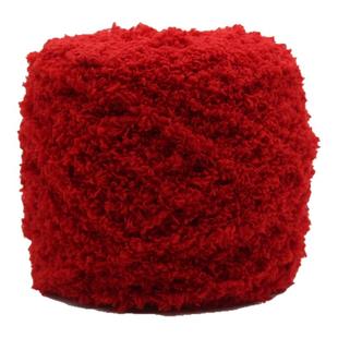 红色毛线粗珊瑚绒毛线团绒绒线球毛巾线围巾男女手编手工diy编织