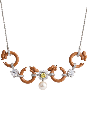 FWISH飞未夕宝石花花项链