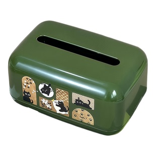 中古风纸巾盒桌面收纳盒高级感纸抽盒客厅轻奢家用抽纸盒装饰摆件