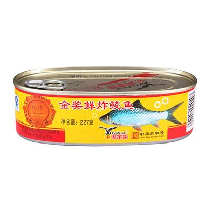 鹰金钱老字号金奖鲜炸鲮鱼罐头