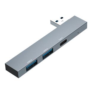 USB3.0扩展坞笔记本电脑平板Type-c拓展适用苹果华为ThinkPad联想戴尔转接U盘硬盘键盘鼠标多接口集线转换器