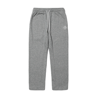 录士LUSHISI尘土卫裤加绒毛圈直筒卫裤保暖秋冬运动休闲美式长裤