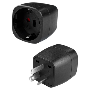 欧标转中国插头韩国插头国内使用二圆转国标三脚二脚转换器三扁