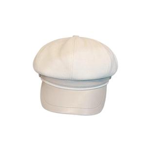 秋冬贝雷帽女生韩版百搭显脸小八角帽文艺复古报童帽日系画家帽子