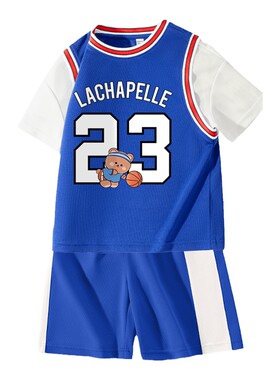lachapellekids男童篮球短袖套装