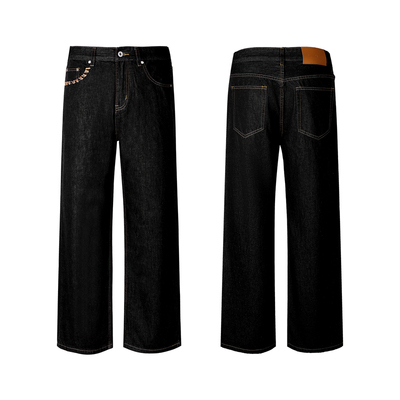 ALLFIT手缝线原色牛仔裤