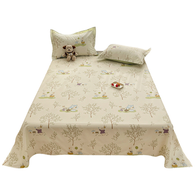 100%新疆棉床单单件全棉纯棉套件