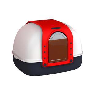 美卡超大封闭式猫砂盆特大号猫厕所隔臭防外溅巨型猫沙盆缅因布偶