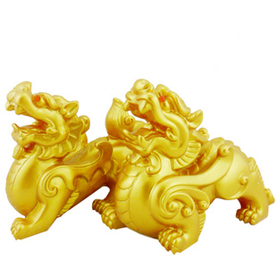 白玉貔貅摆件风水大号一对仿玉皮休工艺品客厅新房酒柜装饰品摆设