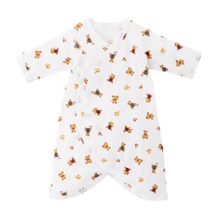 MIKIHOUSE婴儿连体衣新生儿满月礼服宝宝哈衣爬服日本制