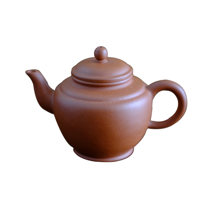 宜兴原矿紫泥宫灯壶早期一厂