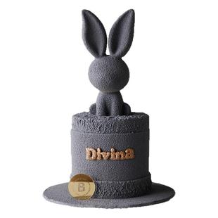 BITEOLOGY【Hi Bunny】C190兔子少女表白蛋糕北京上海同城配送