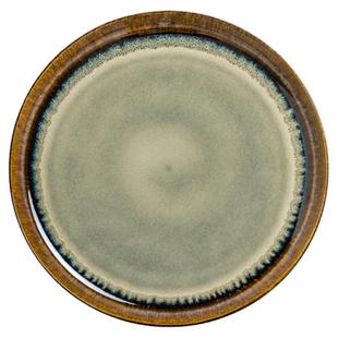 吉田成器陶瓷创意餐具火锅配菜盘复古深盘家用沙拉盘日式餐盘盘子