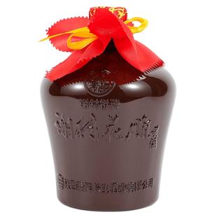 谢村桥1L坛装谢村花雕黄酒中华老字号特型半甜糯米黄酒