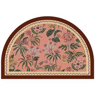 范居态度秘境庄园浴室地垫吸水卫生间门口专用脚垫半圆美式高级感