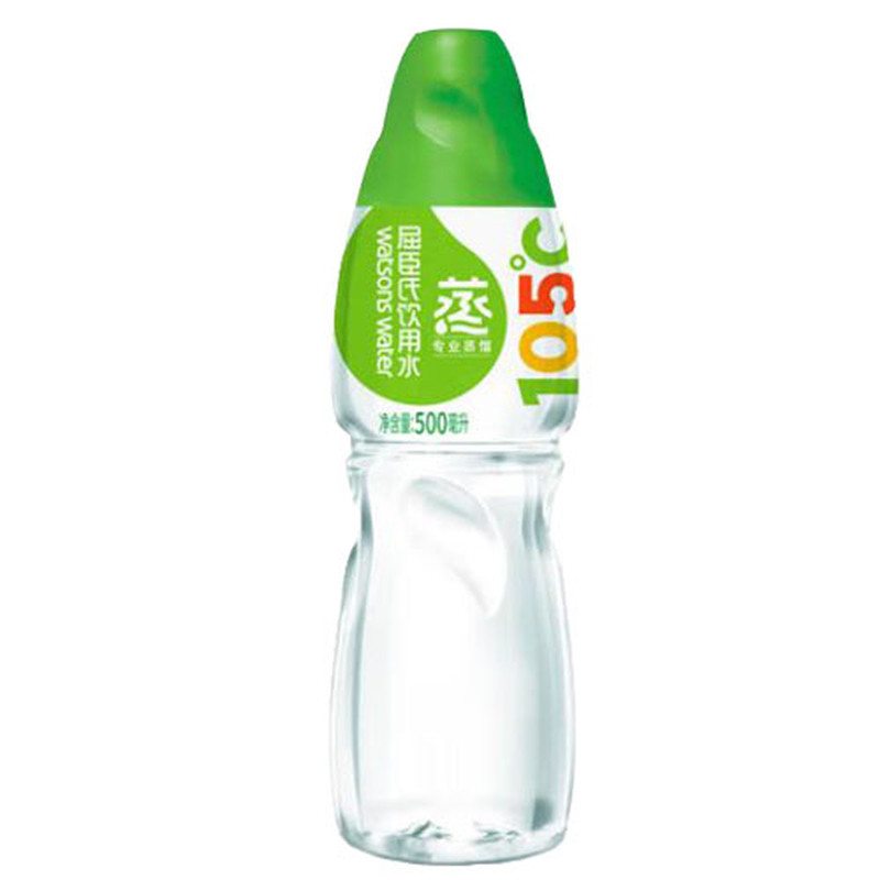 屈臣氏蒸馏水500ml*3瓶敷脸护肤蒸脸压缩面膜高温蒸馏制法饮用水