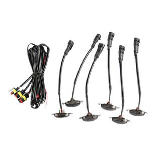 适用三菱帕杰罗中网改装帕杰罗V97V93V87V73中网装饰灯小黄灯射灯