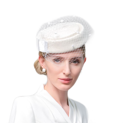 EE法式秋冬羊毛空姐毛呢帽