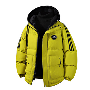 青少年加厚棉衣男装潮牌棉袄冬季羽绒棉服高中初中生帅气加棉外套