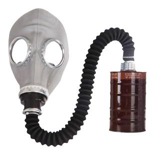 防毒面具全面罩军化工业气体农药过滤式防尘毒头面罩甲醛喷漆专用