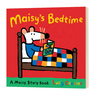 小鼠波波去睡觉 Maisy's Bedtime 英文原版绘本 小鼠波波的睡前故事 英文版儿童英语启蒙认知图画书 Lucy Cousins