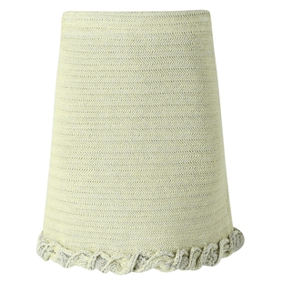 【搬针立体绞花边】IIIVIVINIKO春季新款优雅法式A型半身裙女