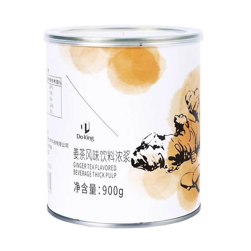 盾皇姜茶饮料浓浆900g果酱热饮