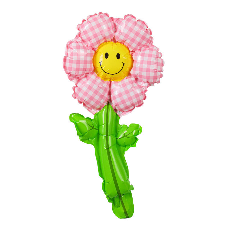 笑脸雏菊气球花束礼盒儿童节礼物