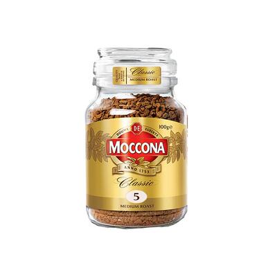 荷兰进口Moccona摩可纳冻干咖啡中度烘焙5号经典美式速溶黑咖啡粉