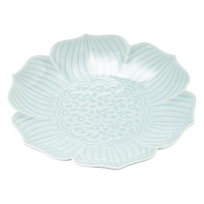 莲花茶点盘糕点小吃碟子水果摆盘