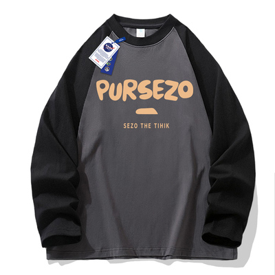 NASA联名纯棉插肩长袖T恤男女