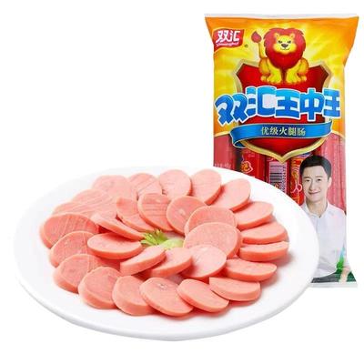 双汇王中王600克/袋大根粗香肠肉肠休闲零食即食肠泡面搭档火腿肠