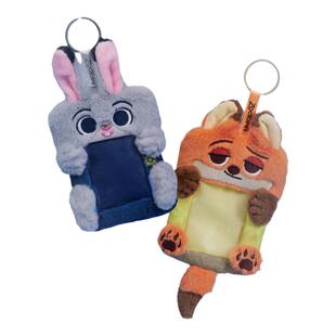 共鸣GONG 迪士尼疯狂动物城毛绒卡套朱迪尼克卡包动漫可爱生日礼