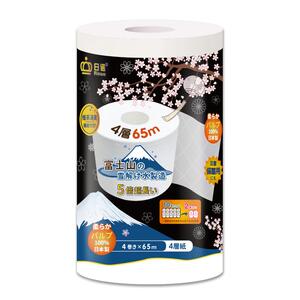 日本日本进口5倍4层溶水卫生纸