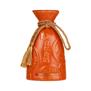 醉仙网 酒鬼酒湘泉牛年生肖纪念酒54度540ml湖南馥郁香型高度白酒