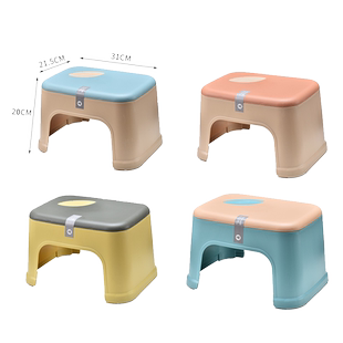 儿童矮凳子垫脚凳踩脚椅子板凳成人防滑凳塑料加厚家用可叠放小凳