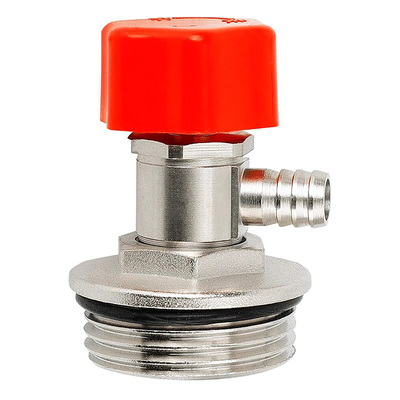 4分6分暖气片排气阀小背篓地暖分水器堵头排污放风阀排水放水阀门