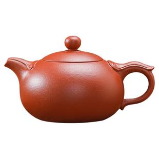 宜兴紫砂壶如意西施原矿朱泥可提可转凤鸣全手工茶具高端家用泡茶